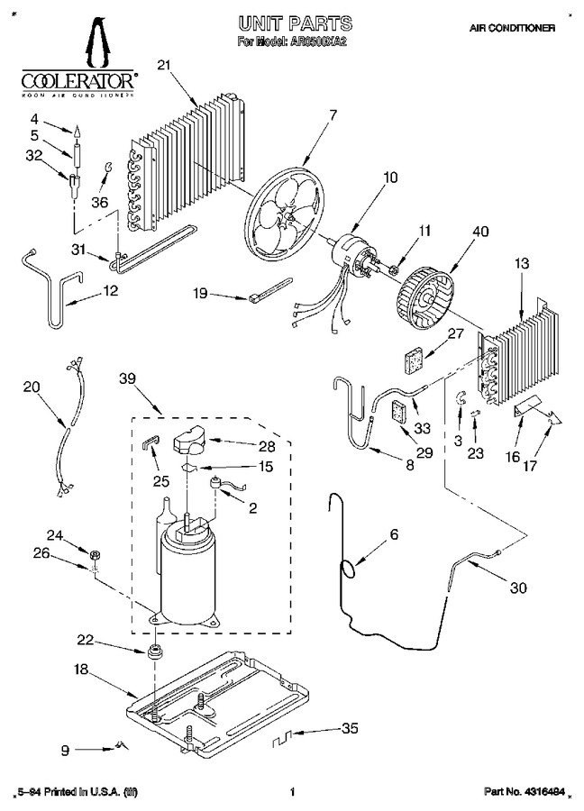 Diagram for AR0500XA2