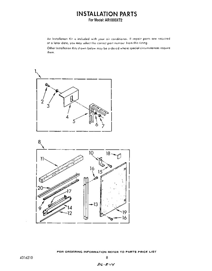 Diagram for AR1000XT2