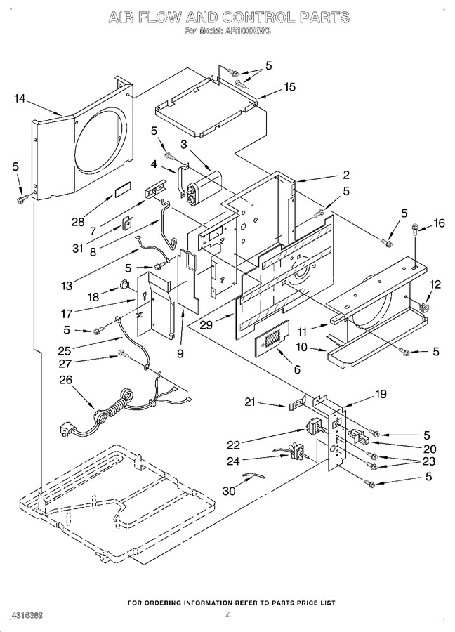 Diagram for AR1000XW3