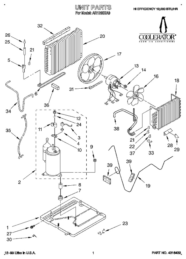 Diagram for AR1200XA0