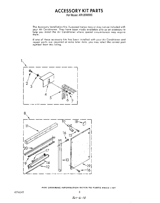 Diagram for AR1200XW0