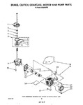 Diagram for 06 - Brake, Clutch, Gearcase, Motor And Pump