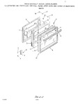 Diagram for 04 - Glass Upper Oven And Lower Broiler