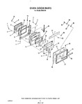 Diagram for 06 - Oven Door, Lit/optional