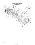 Diagram for 05 - Oven Door , Lit/optional