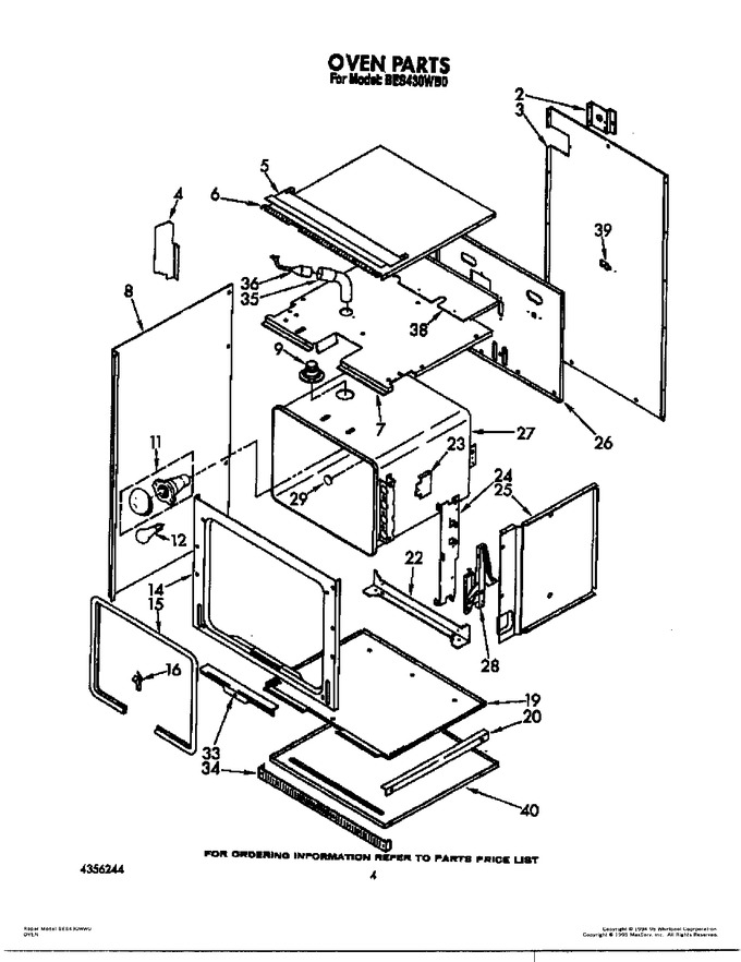 Diagram for BES430WW0