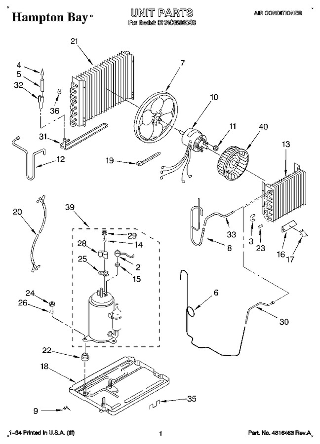 Diagram for BHAC0500BS0