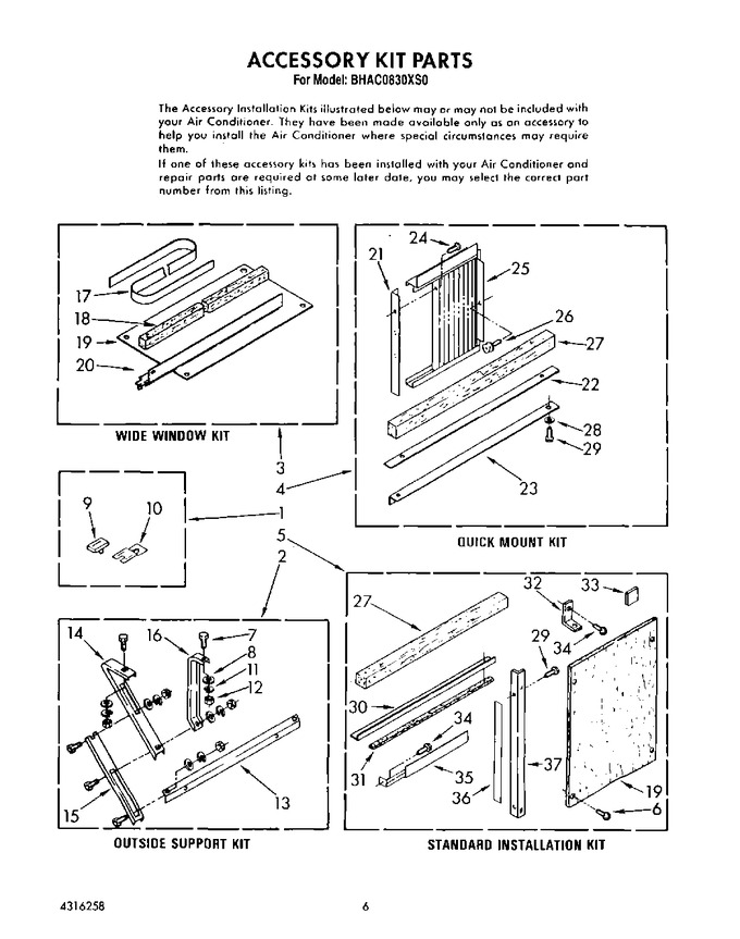 Diagram for BHAC0830XS0