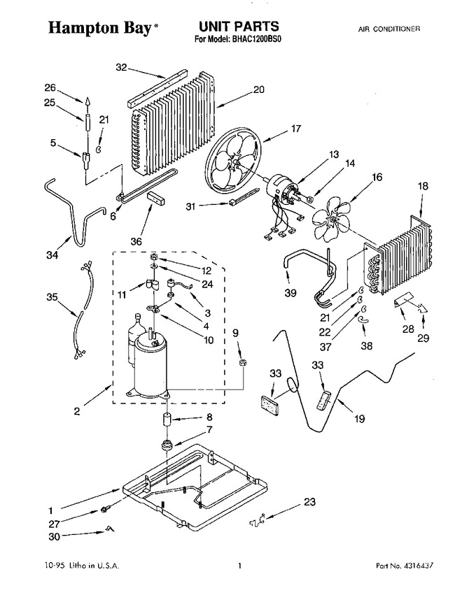 Diagram for BHAC1200BS0