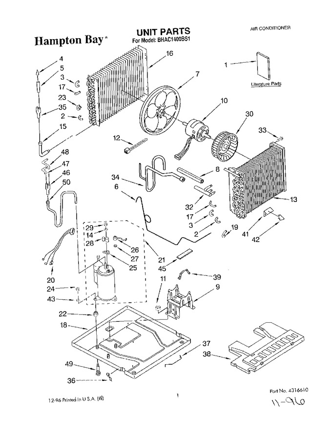 Diagram for BHAC1400BS1