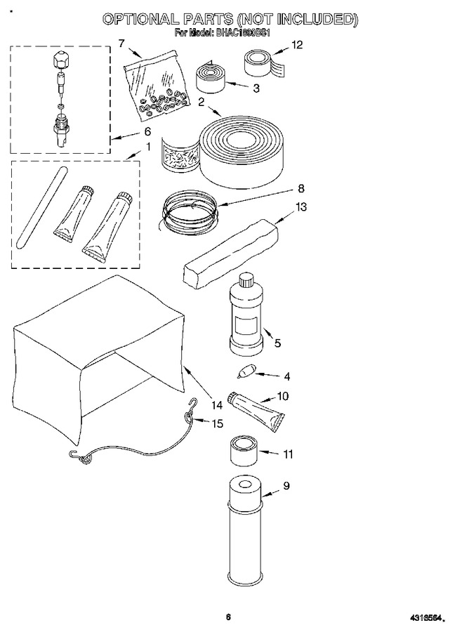 Diagram for BHAC1800BS1