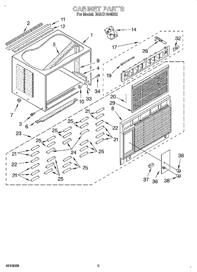 Diagram for BHAC1800BS2