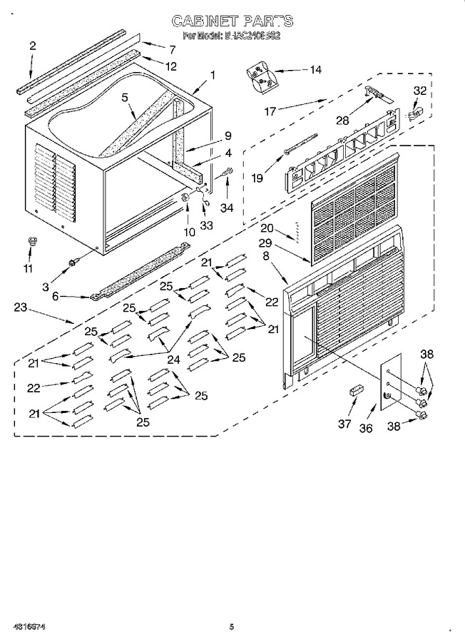 Diagram for BHAC2400BS2