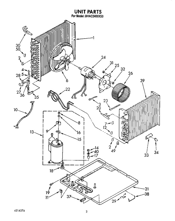 Diagram for BHAC2400XS0