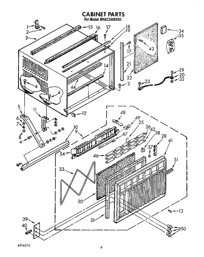 Diagram for BHAC2400XS0