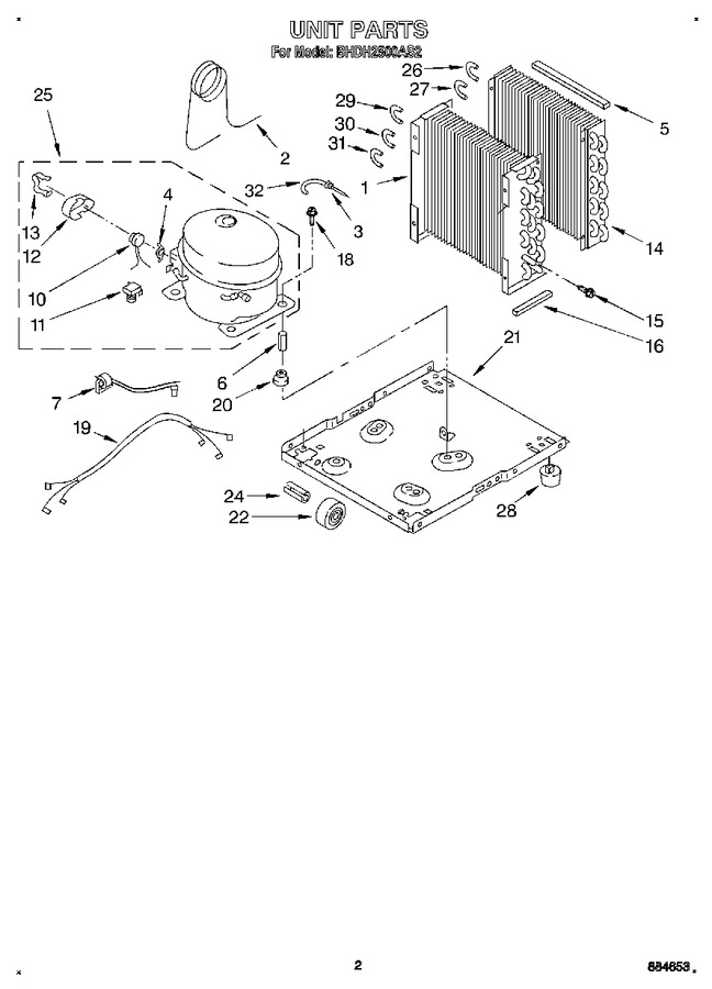 Diagram for BHDH2500AS2