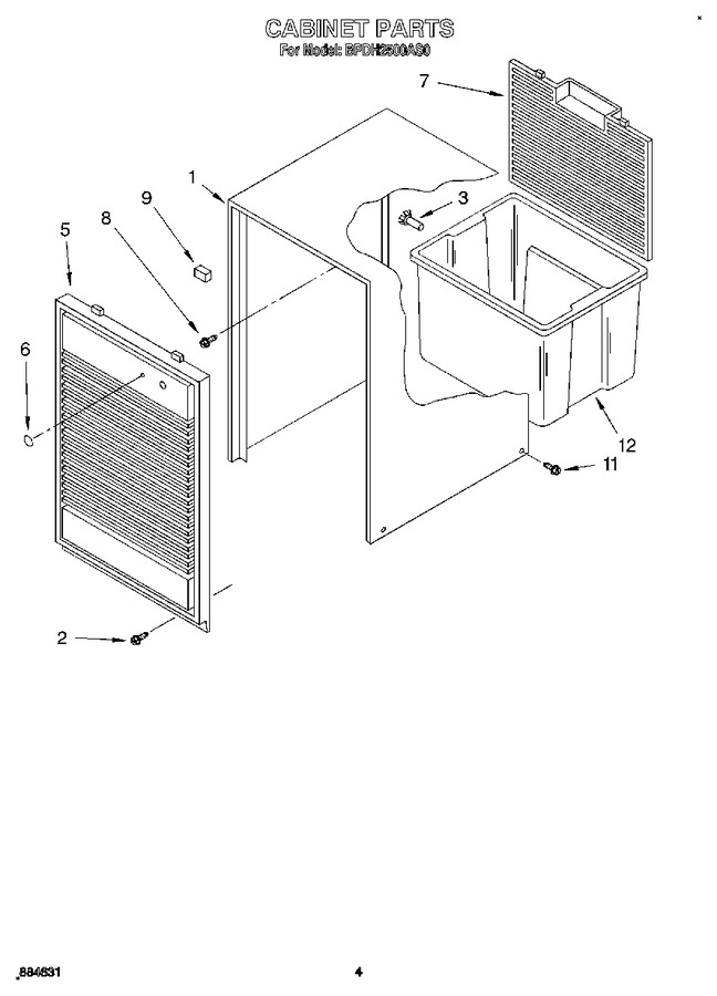 Diagram for BPDH2500AS0