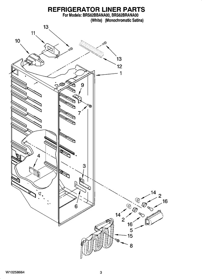 Diagram for BRS62BRANA00