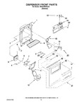 Diagram for 08 - Dispenser Front Parts