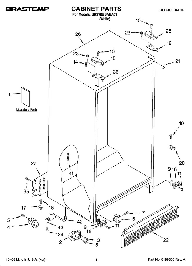 Diagram for BRS70BBANA01