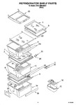 Diagram for 03 - Refrigerator Shelf Parts