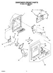 Diagram for 08 - Dispenser Front Parts