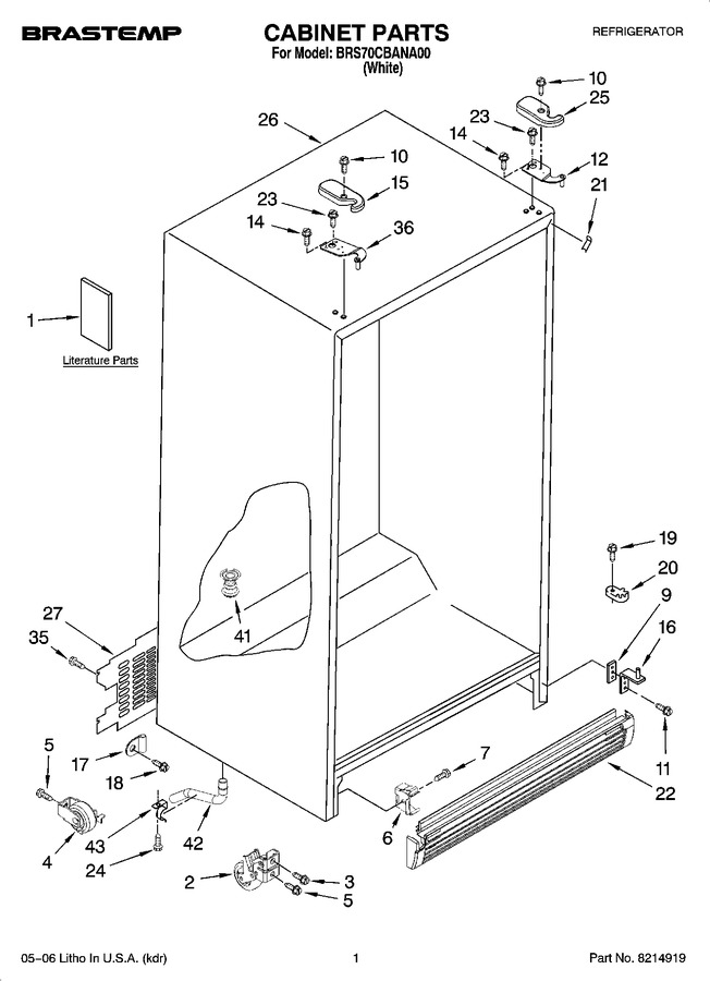 Diagram for BRS70CBANA00