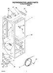 Diagram for 02 - Refrigerator Liner Parts