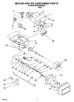 Diagram for 05 - Motor And Ice Container Parts