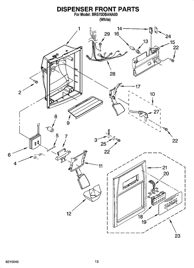 Diagram for BRS70DBANA00