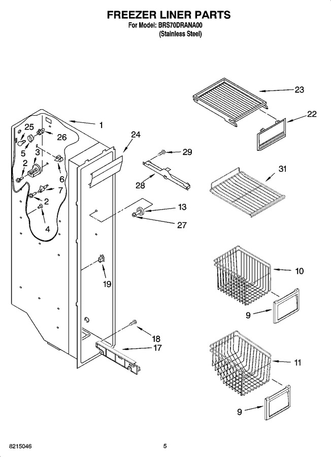 Diagram for BRS70DRANA00