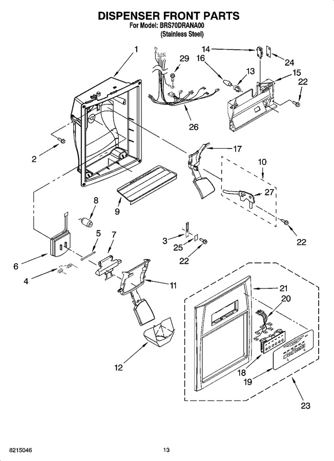 Diagram for BRS70DRANA00