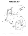 Diagram for 08 - Dispenser Front Parts