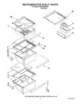 Diagram for 03 - Refrigerator Shelf Parts