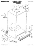 Diagram for 01 - Cabinet Parts