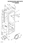 Diagram for 02 - Refrigerator Liner Parts