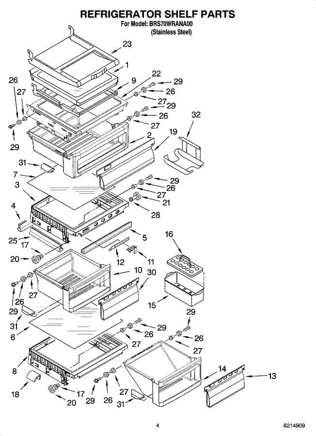 Diagram for BRS70WRANA00