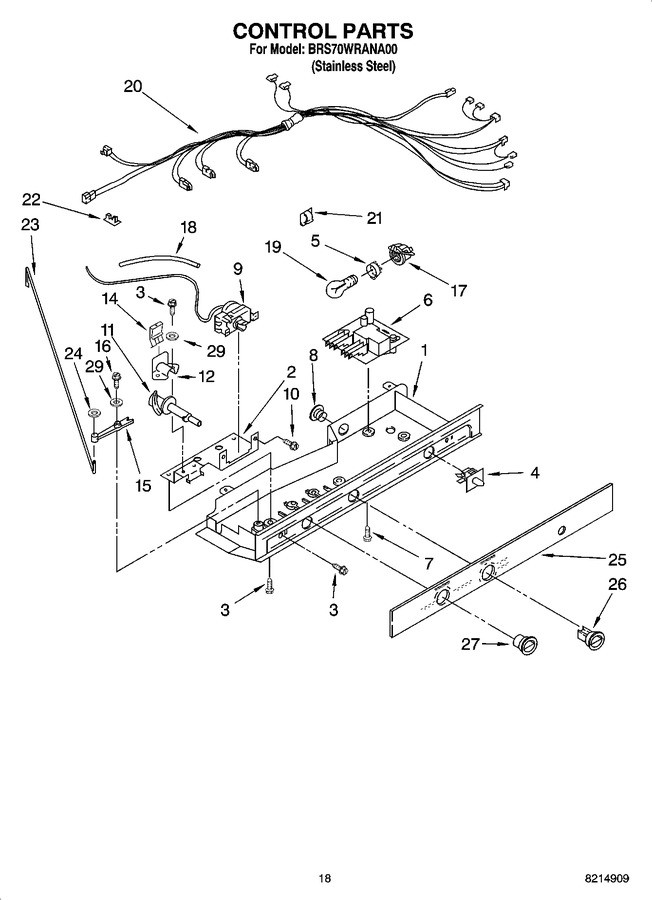 Diagram for BRS70WRANA00