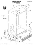 Diagram for 01 - Cabinet Parts