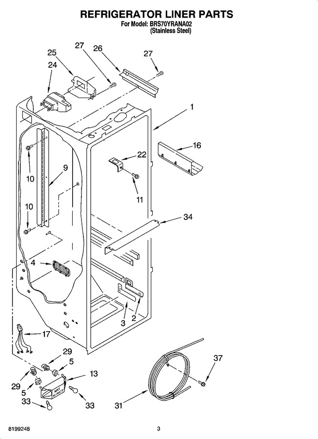 Diagram for BRS70YRANA02