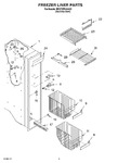 Diagram for 04 - Freezer Liner Parts