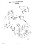 Diagram for 08 - Dispenser Front Parts