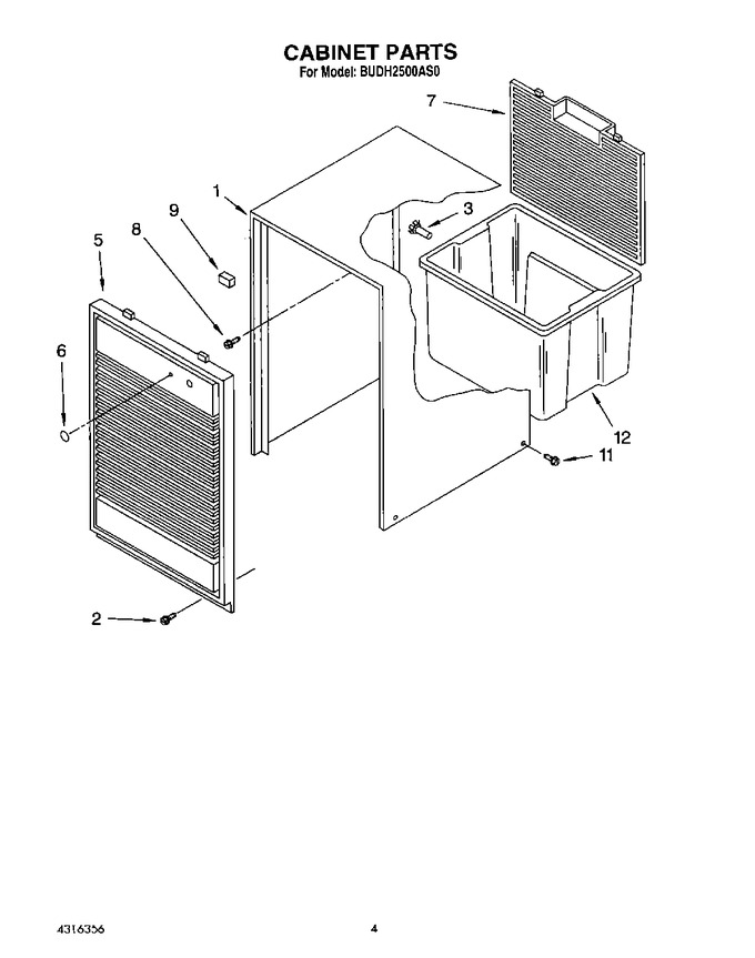 Diagram for BUDH2500AS0