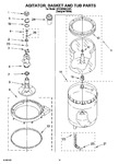 Diagram for 10 - Agitator, Basket And Tub Parts