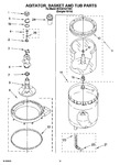 Diagram for 10 - Agitator, Basket And Tub Parts