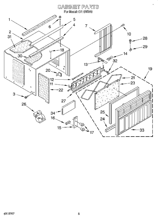 Diagram for CA10WR43