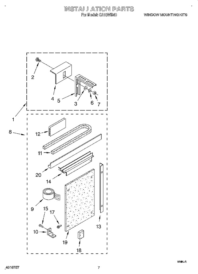 Diagram for CA10WR43