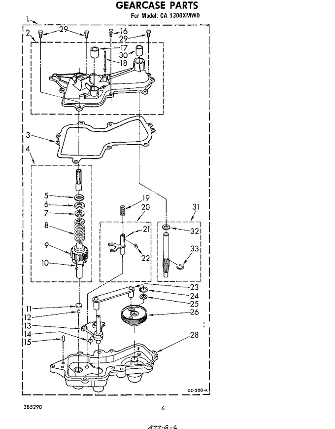 Diagram for CA1300XMW0