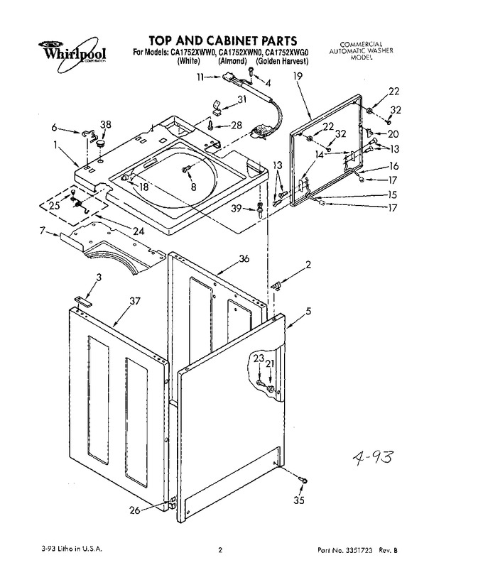 Diagram for CA1752XWG0