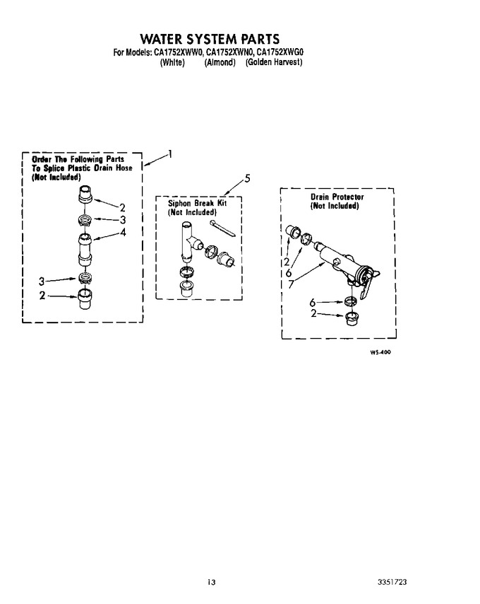 Diagram for CA1752XWN0